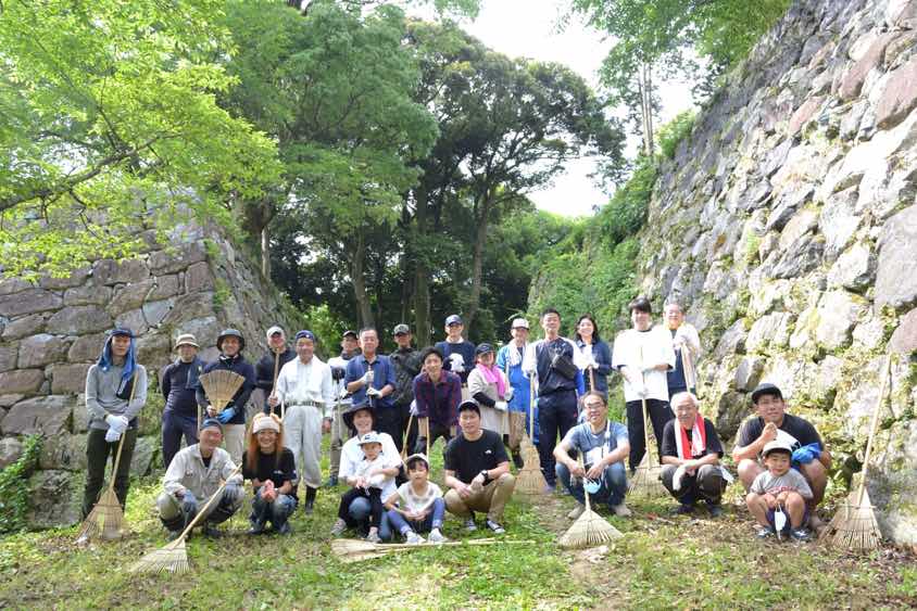 京セラDS 田丸城跡クリーン作戦