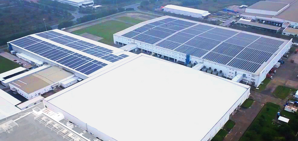 京セラドキュメントソリューションズ　ベトナム工場で太陽光発電システムが本格稼働