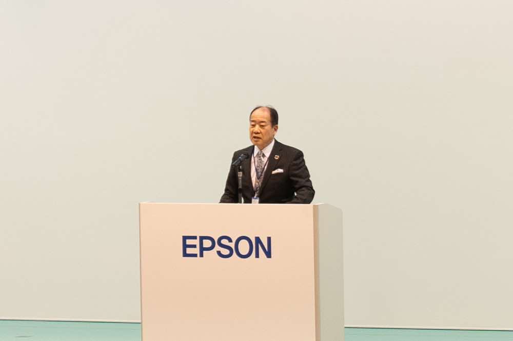 エプソン　小川恭範代表取締役社長