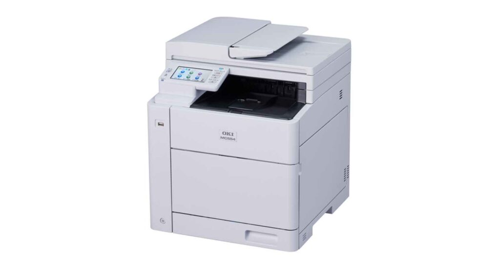 OKI、A4カラー複合機「MC554dnw」